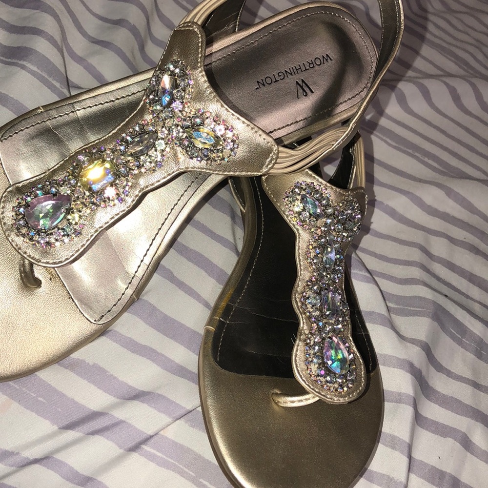 Sparkly sandals